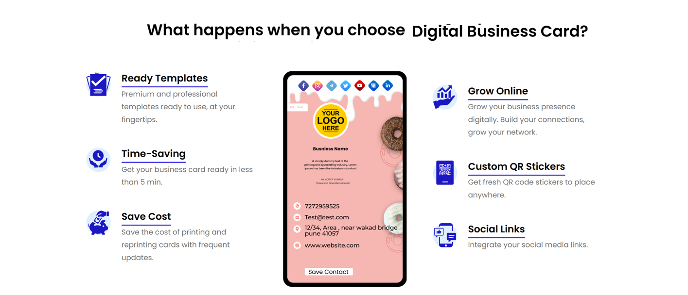 Digital Business Card Preview